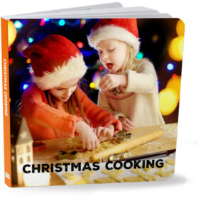 Christmas cooking board book