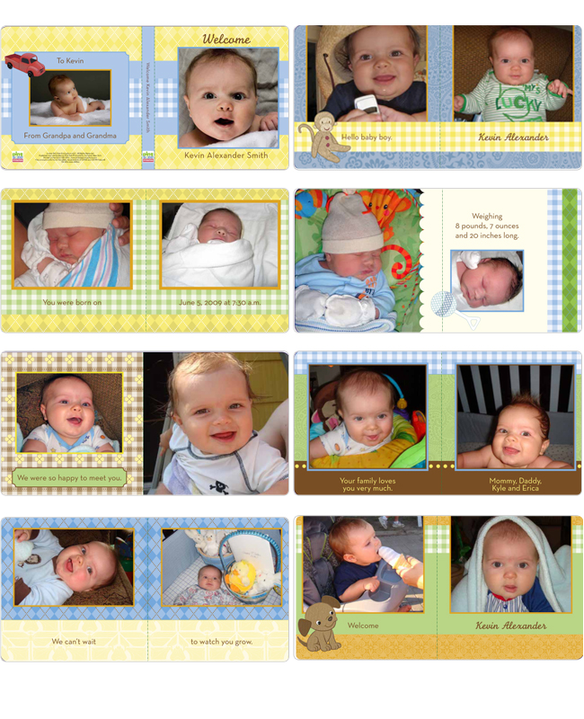 Baby Boy Customizable Board Book