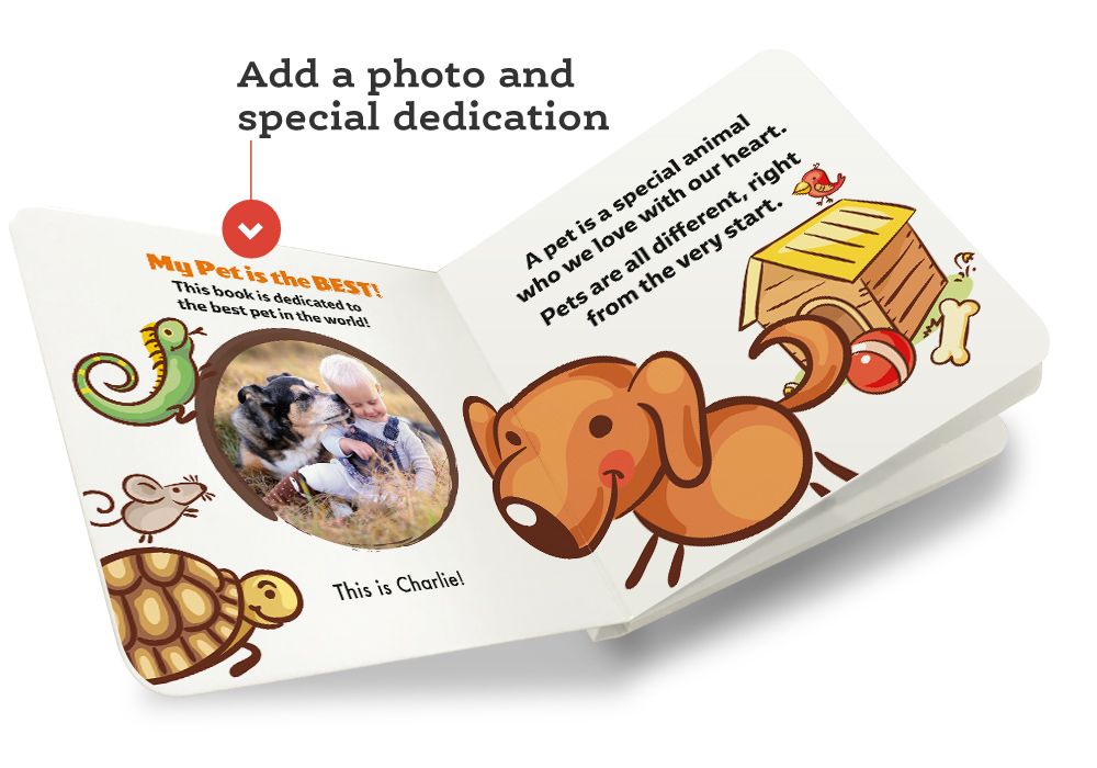 My Pet Board Book Open Spread