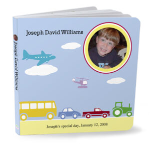 Personalized Cars Board Book