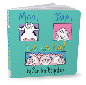 Personalized Moo, Baa, La La La Sandra Boynton Board Book